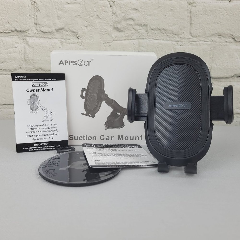 Car Suction Cup Phone Holder for Windshield and Dashboard